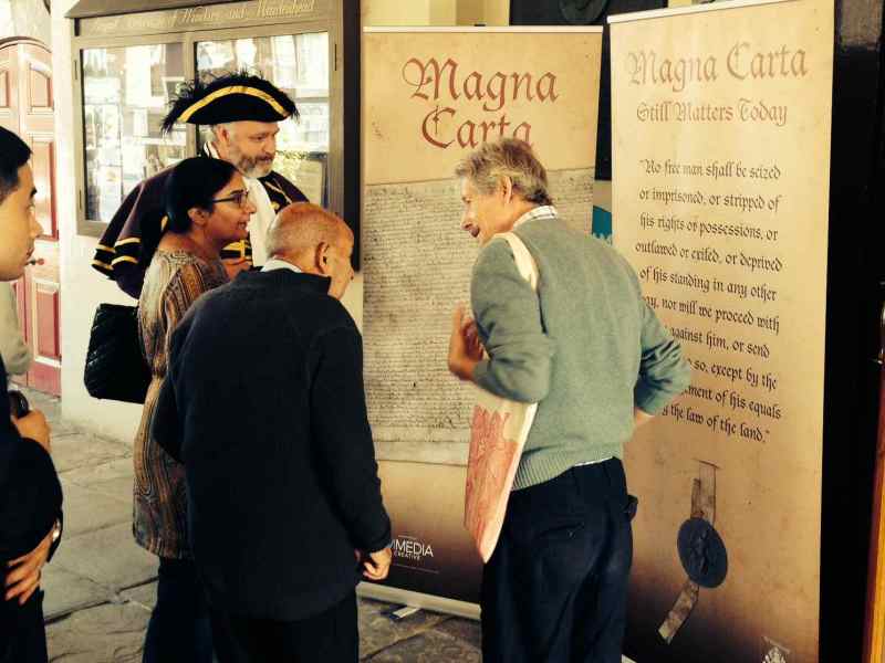 Magna Carta Banner Stands