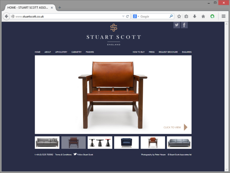 Stuart Scott Website Design