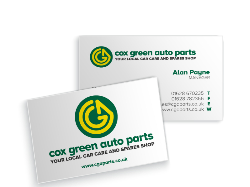Cox Green Auto Business Card