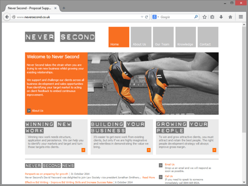 Never Second Website