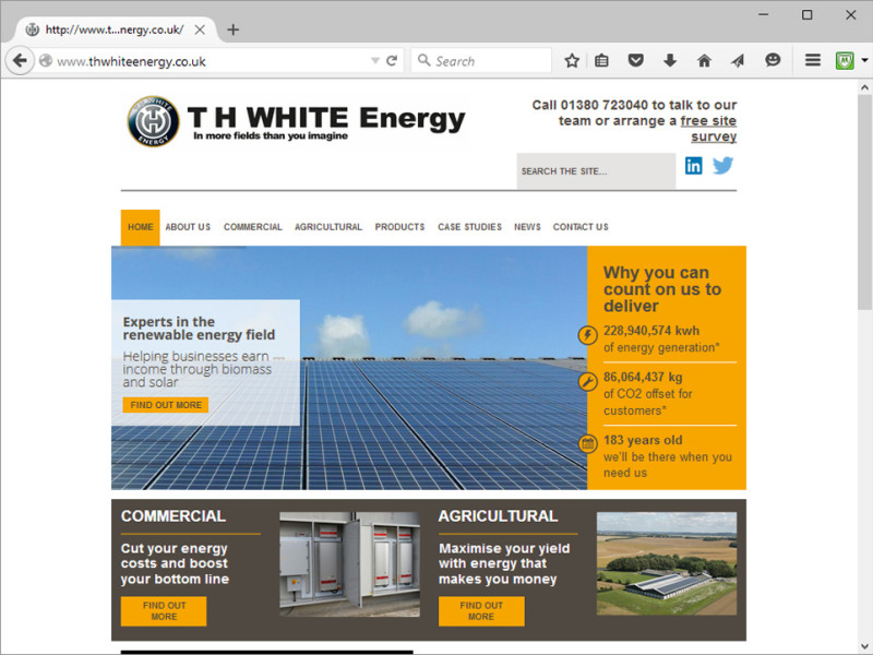TH White Energy Website