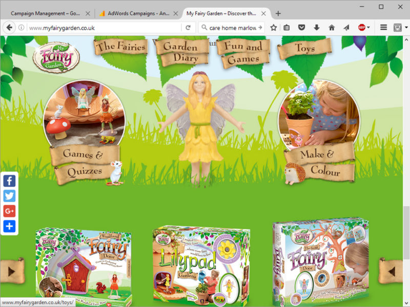 My Fairy Garden website