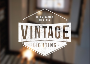 Vintage Lighting Logo Design