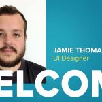 Image showcasing our new UI designer Jamie who is a Figma wizz